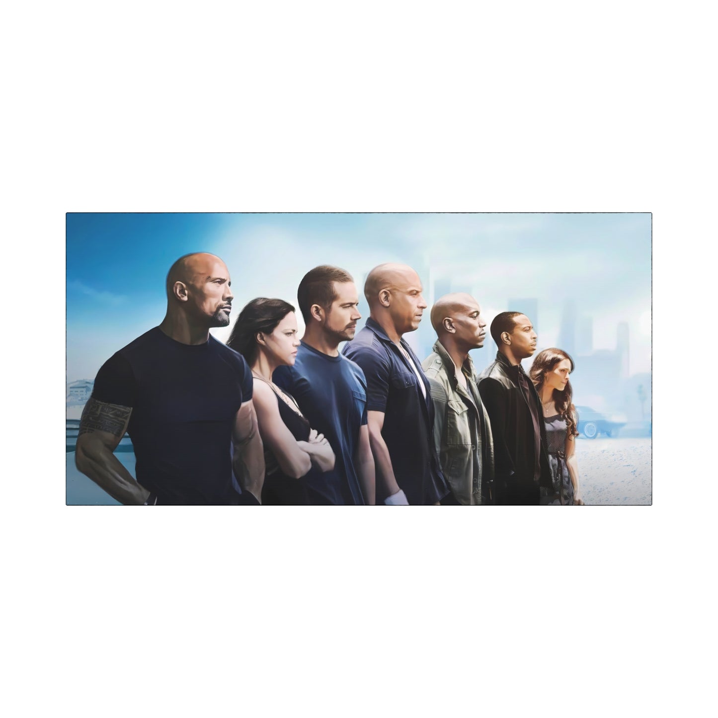 Fast 7 Family Canvas